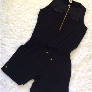 Black Summer Romper